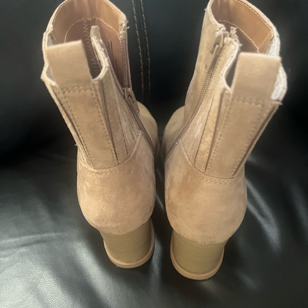 Universal Thread Beige Ankle Booties - image 4